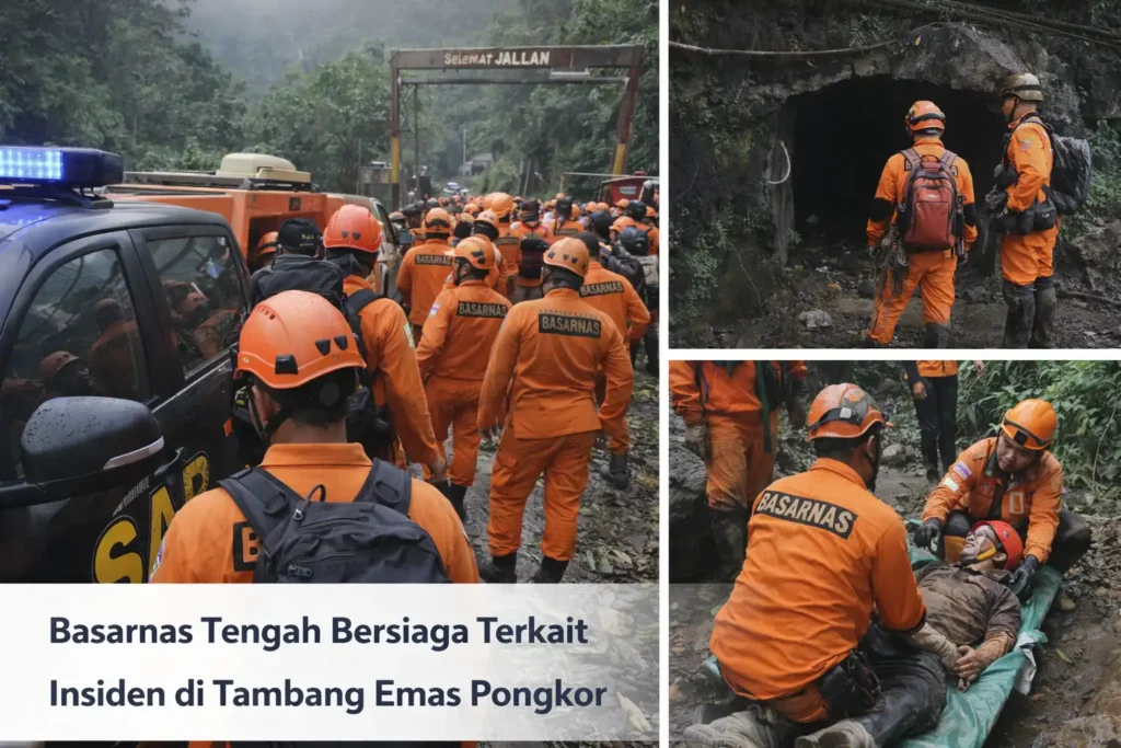 Basarnas Tengah Bersiaga Terkait Insiden di Tambang Emas Pongkor