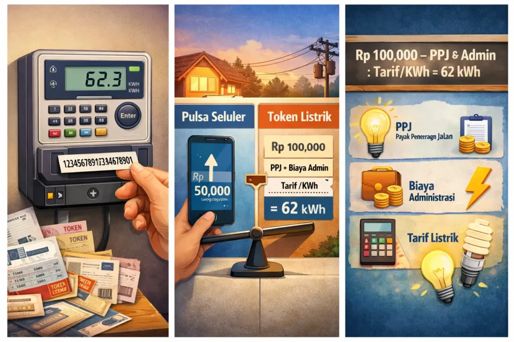 Berbeda dengan Pulsa Seluler, Beginilah Cara Hitung Token Listrik Prabayar