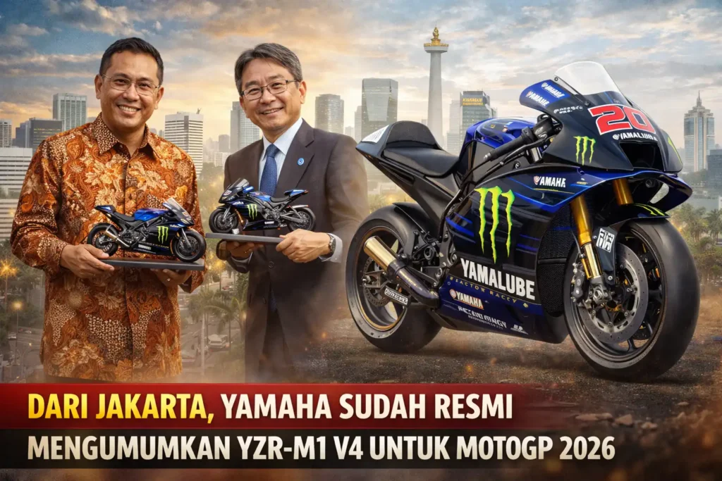 Dari Jakarta, Yamaha Sudah Resmi Mengumumkan YZR-M1 V4 untuk MotoGP 2026