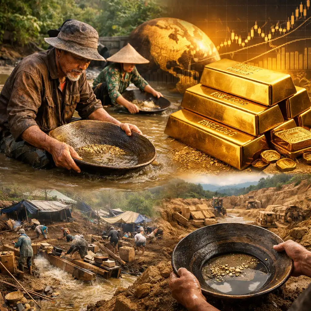 Kilau Harga Emas dan Usaha Yang Pantang Redup Pendulang Logam Mulia