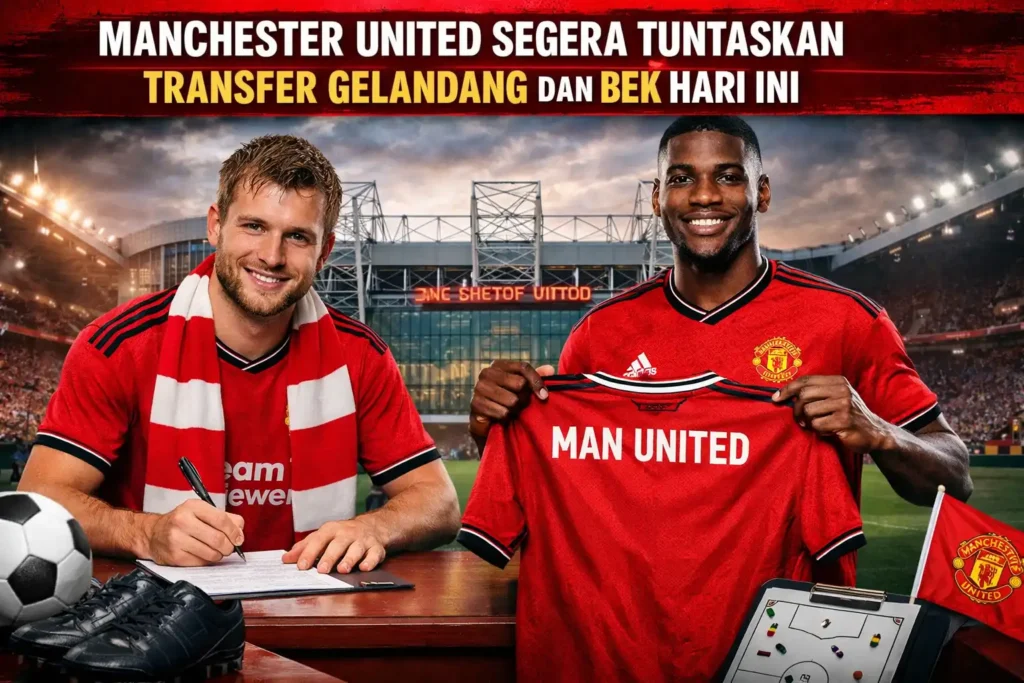 Manchester United Segera Tuntaskan Transfer Gelandang dan Bek Hari Ini