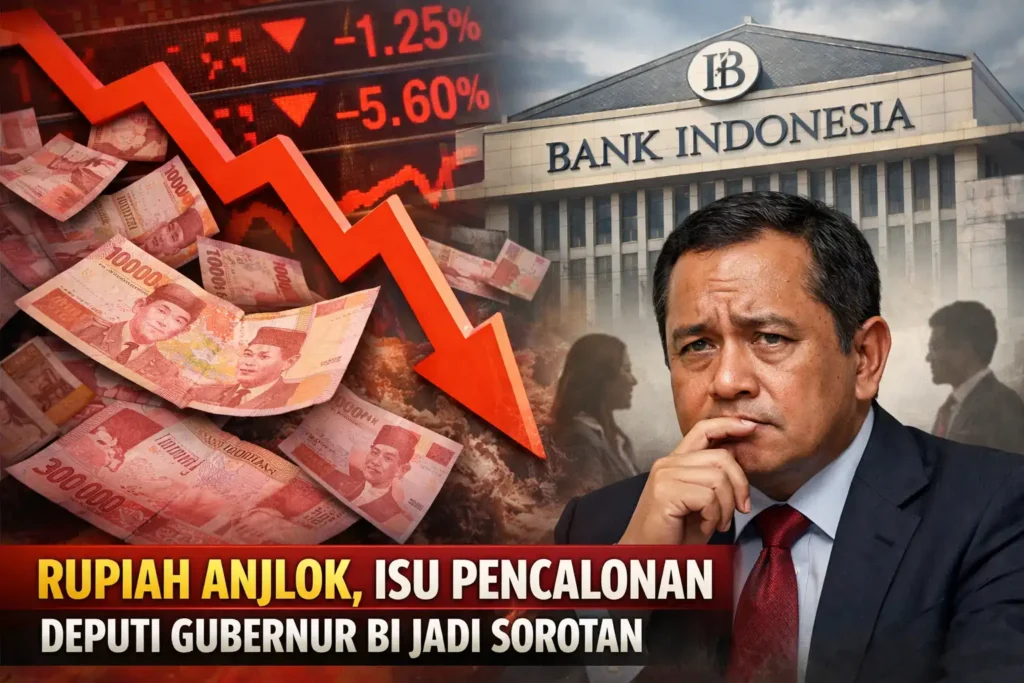 Rupiah Anjlok, Isu Pencalonan Deputi Gubernur BI Jadi Sorotan