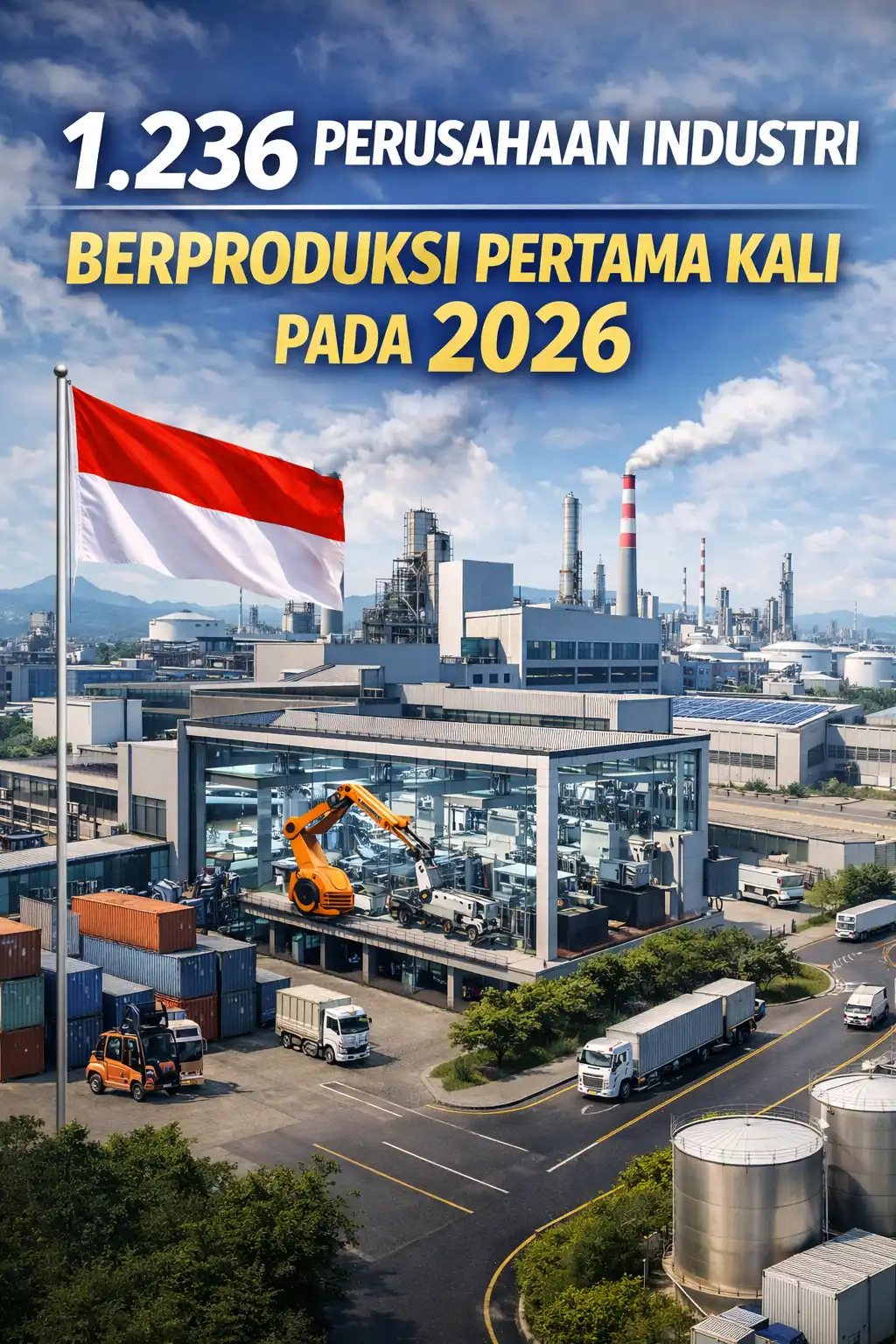 You are currently viewing 1.236 Perusahaan Industri Bakal Berproduksi Pertama Kali pada 2026