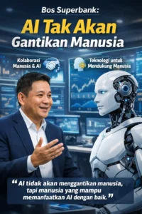 Read more about the article Bos Superbank Sebut Artificial Intelligence (AI) Tak Akan Gantikan Peran Manusia