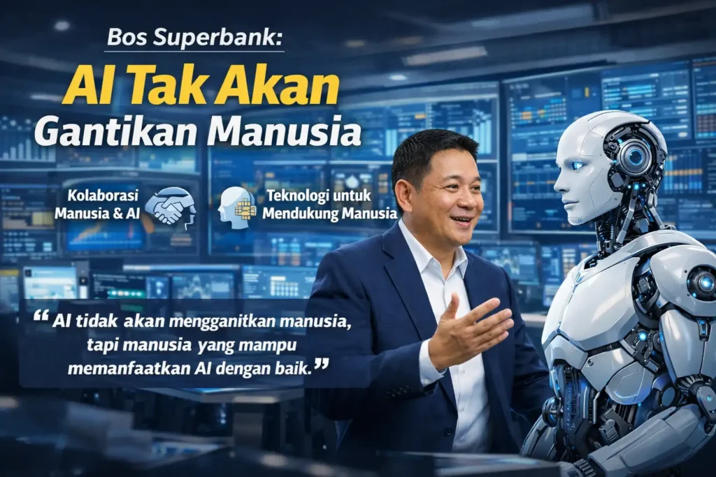Bos Superbank Sebut Artificial Intelligence (AI) Tak Akan Gantikan Peran Manusia