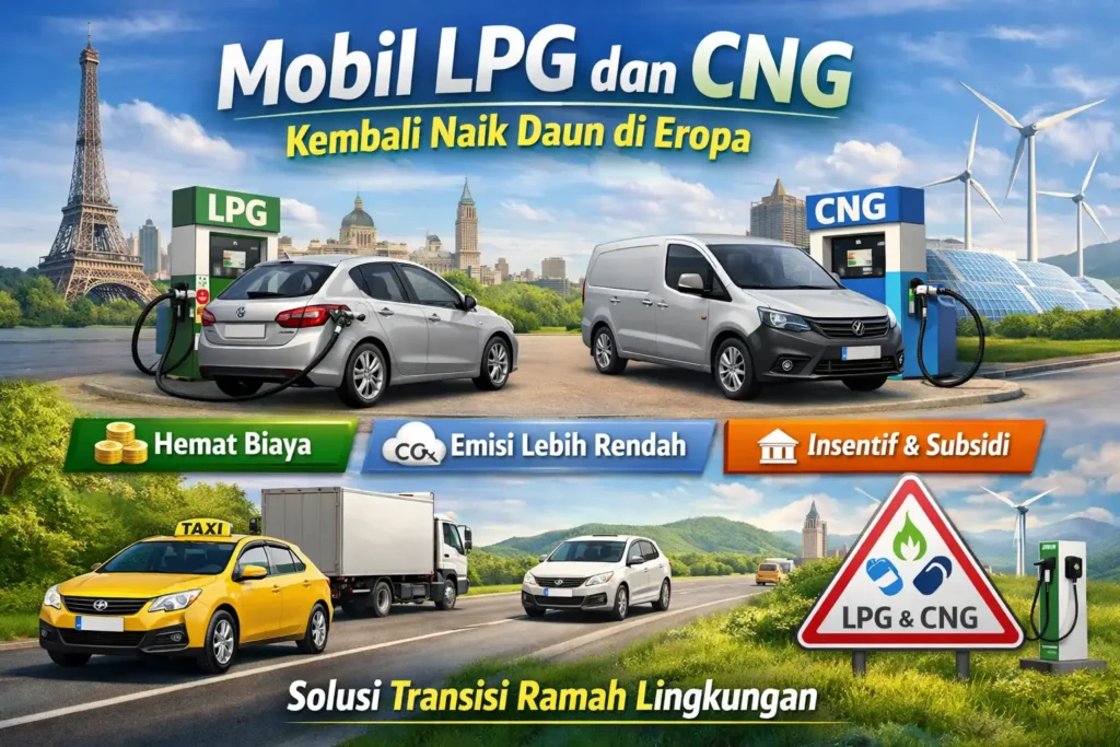 Mobil LPG dan CNG Kembali Naik Daun di Daerah Eropa